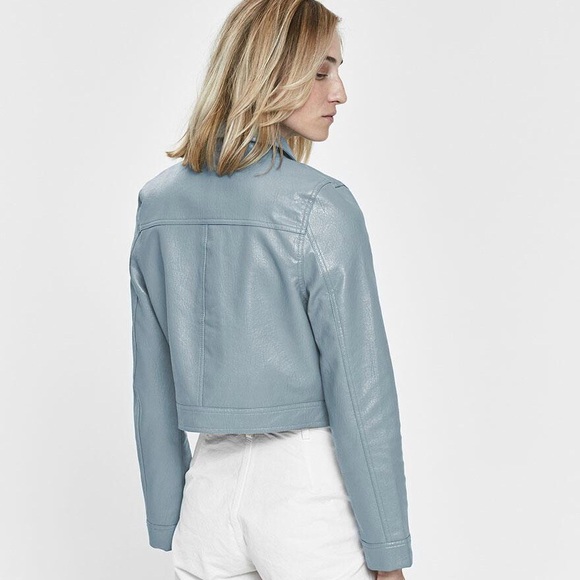 Stelen Jill Vegan Leather Button Jacket - Picture 2 of 6